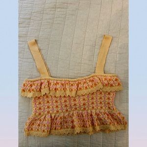 Zara Knit Crop Top / size Small NWT